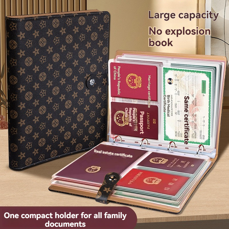 Board Game Book - 1PC Household ID Storage Book A4