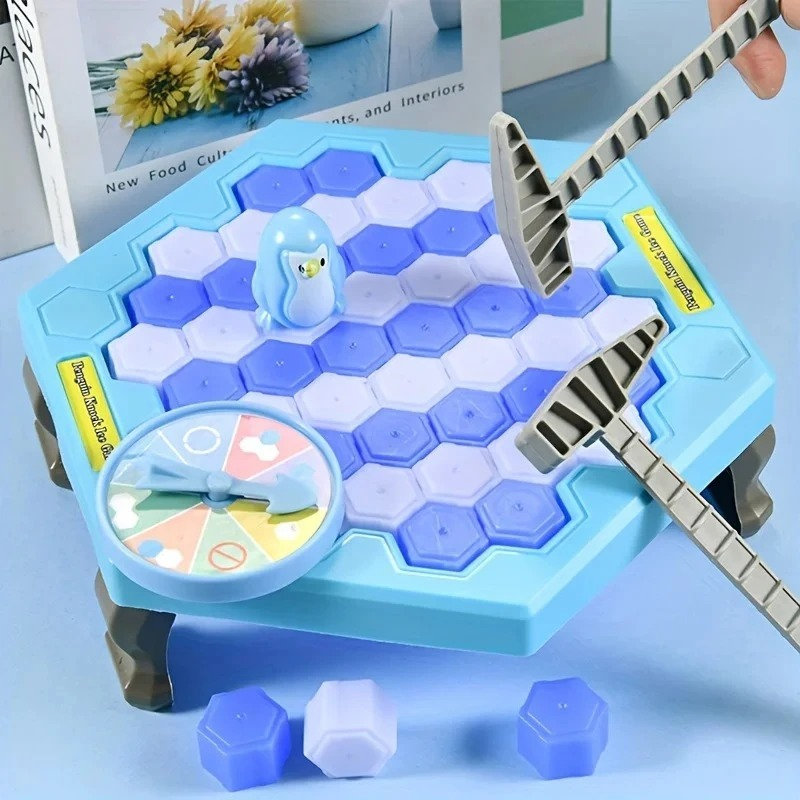 Board Game Quoridor - Save Penguin Knocking Ice Toy, Ice