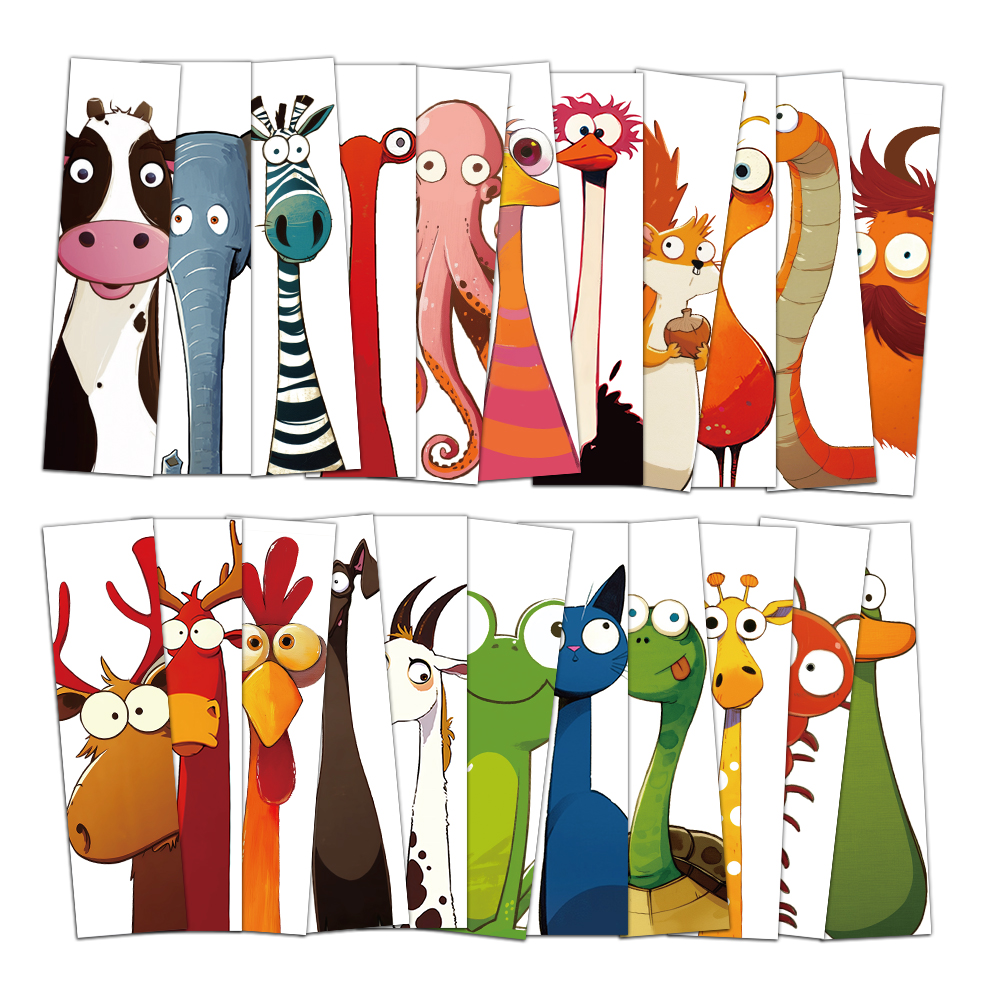 Board Game Book - 30PCS Animal Funny Bookmarks Reading Book