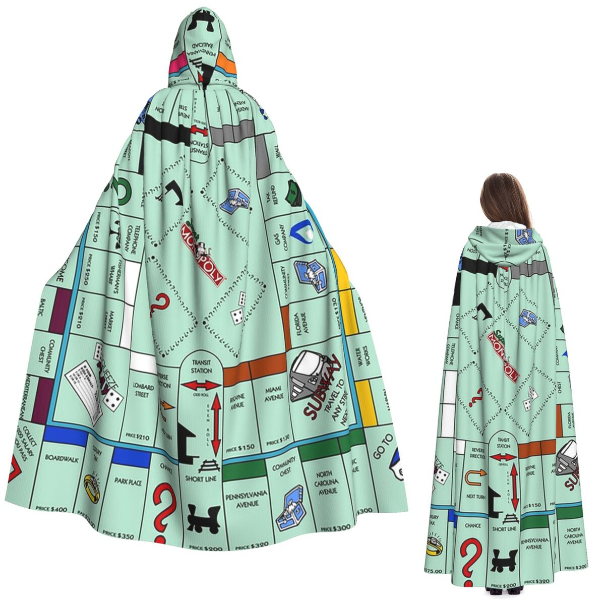 Board Game Quoridor - Monopoly Board Game Long Hooded Cloak