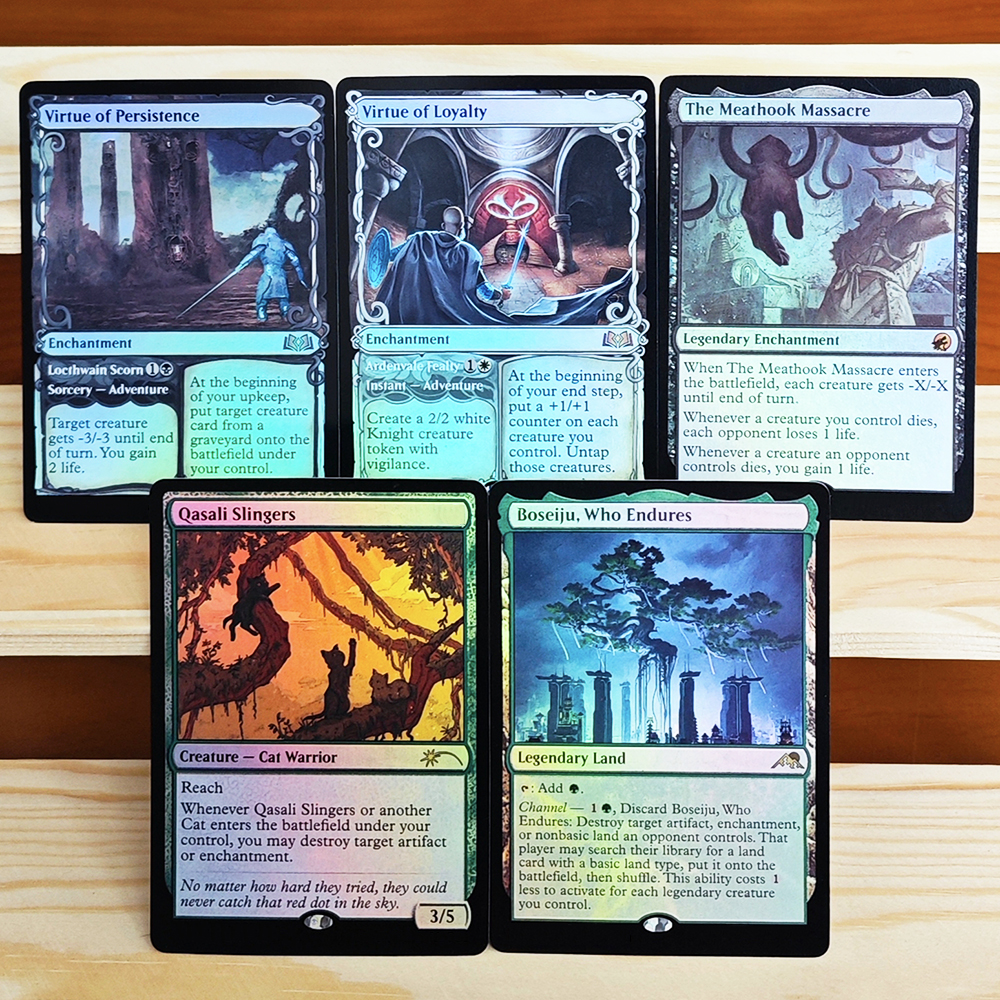 Board Game Guess Who - Virtue of Persistence/Loyalty/The Meathook/Qasali Slingers/Boseiju,Who Endures-TCG
