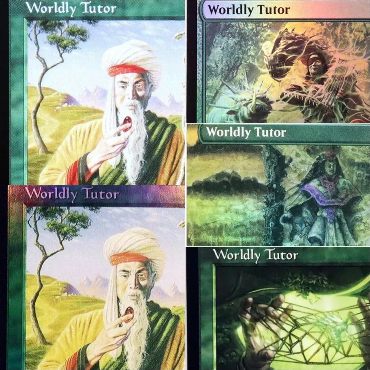Board Game Quest - 'Worldly Tutor' TCG Magical Proxy Black