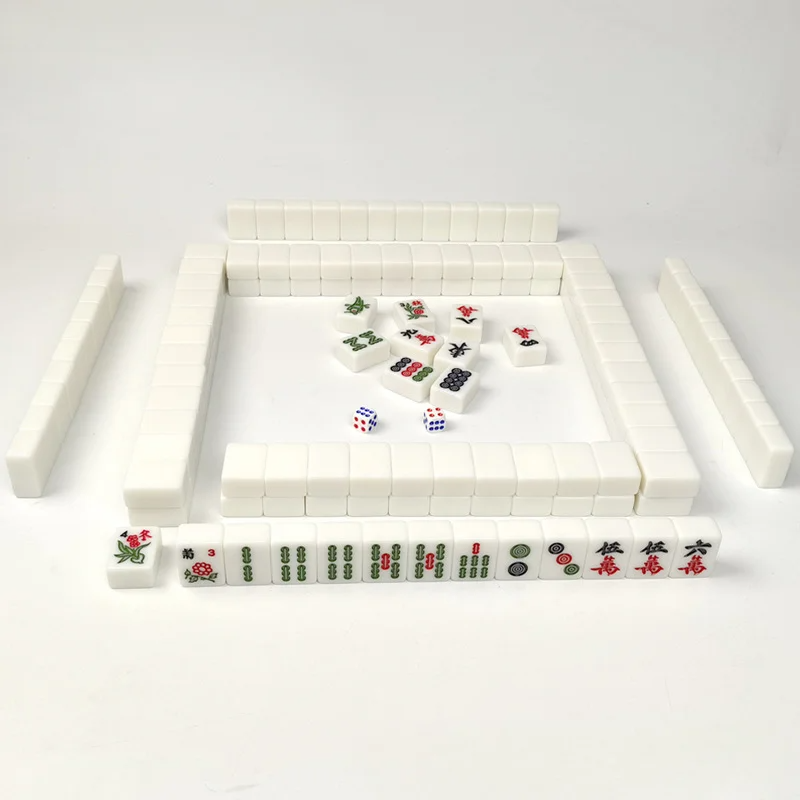 Board Game Mahjong - 24/26/30mm Mini Mahjongs Board Game Portable