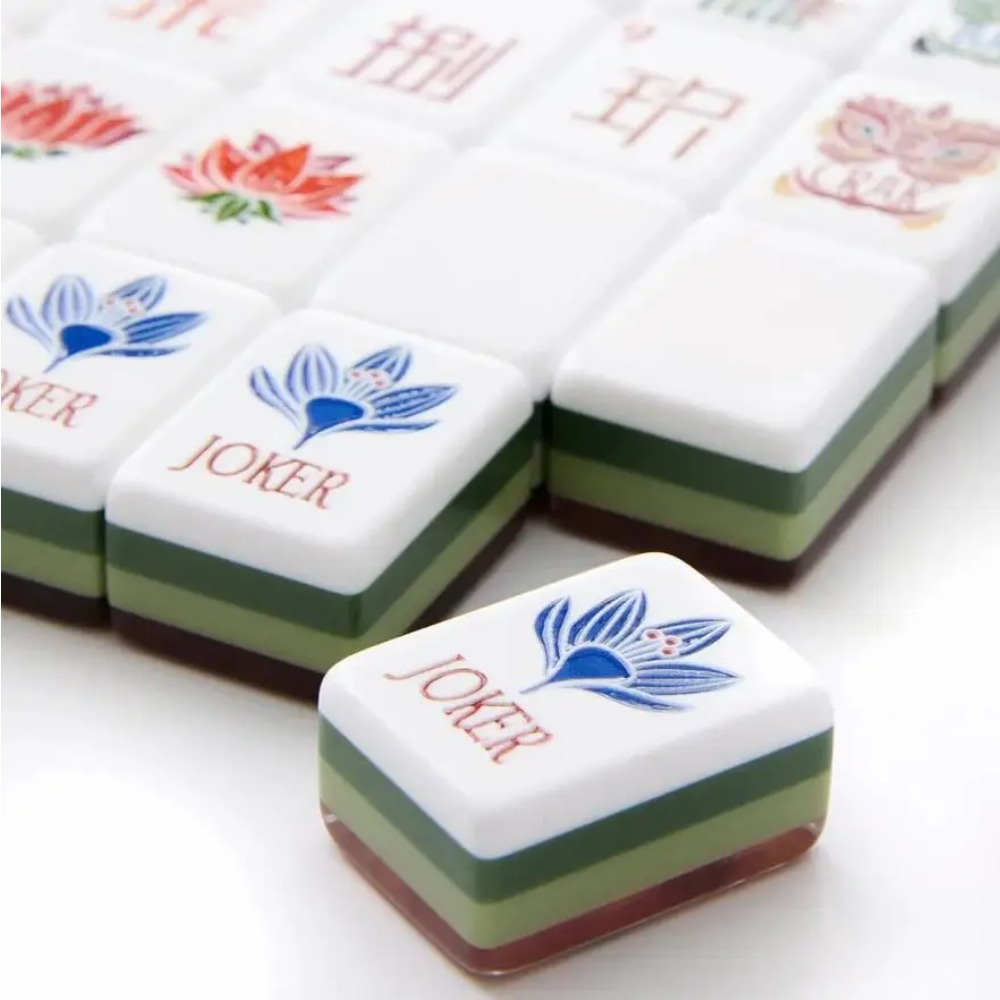 Board Game Mahjong - Portable 160Pcs American Mahjong Set, 4-layer