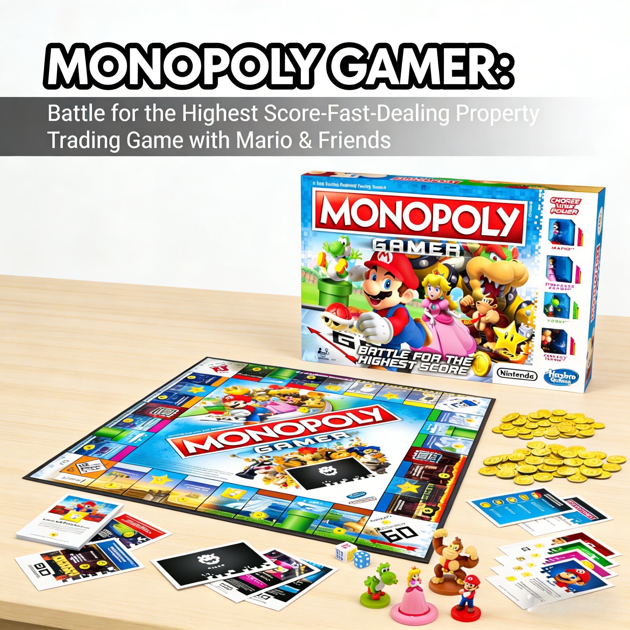 Board Game Quoridor - Hasbro Monopoly Players Mario Board Game,