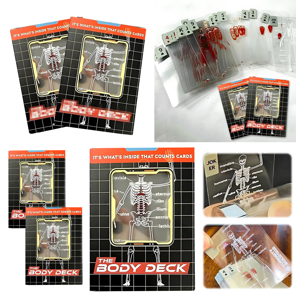 Board Game Design - The Body Deck Mannequin Body Deck