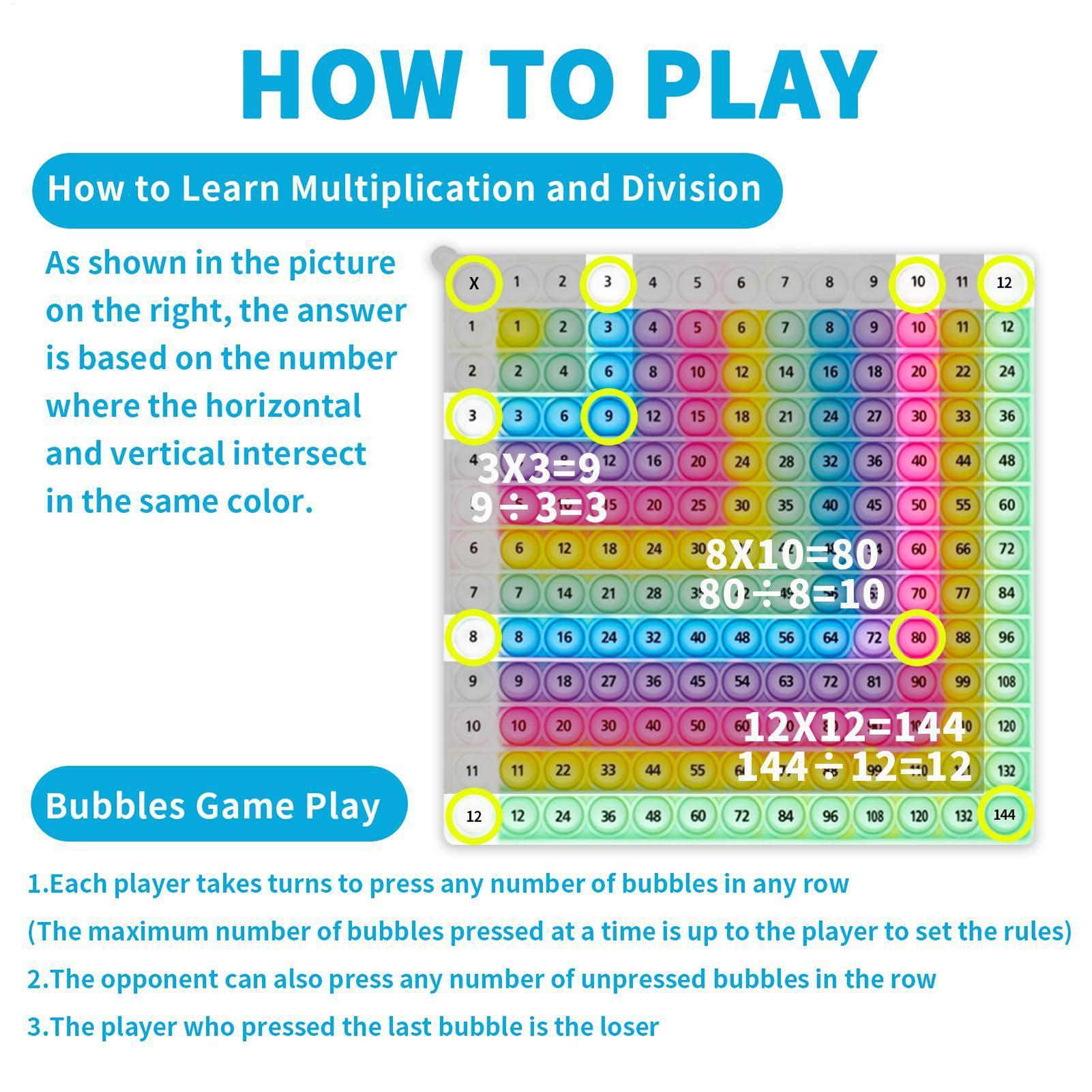 Multiplication Push Button Boa - Board Game For Kids avaliação e preço