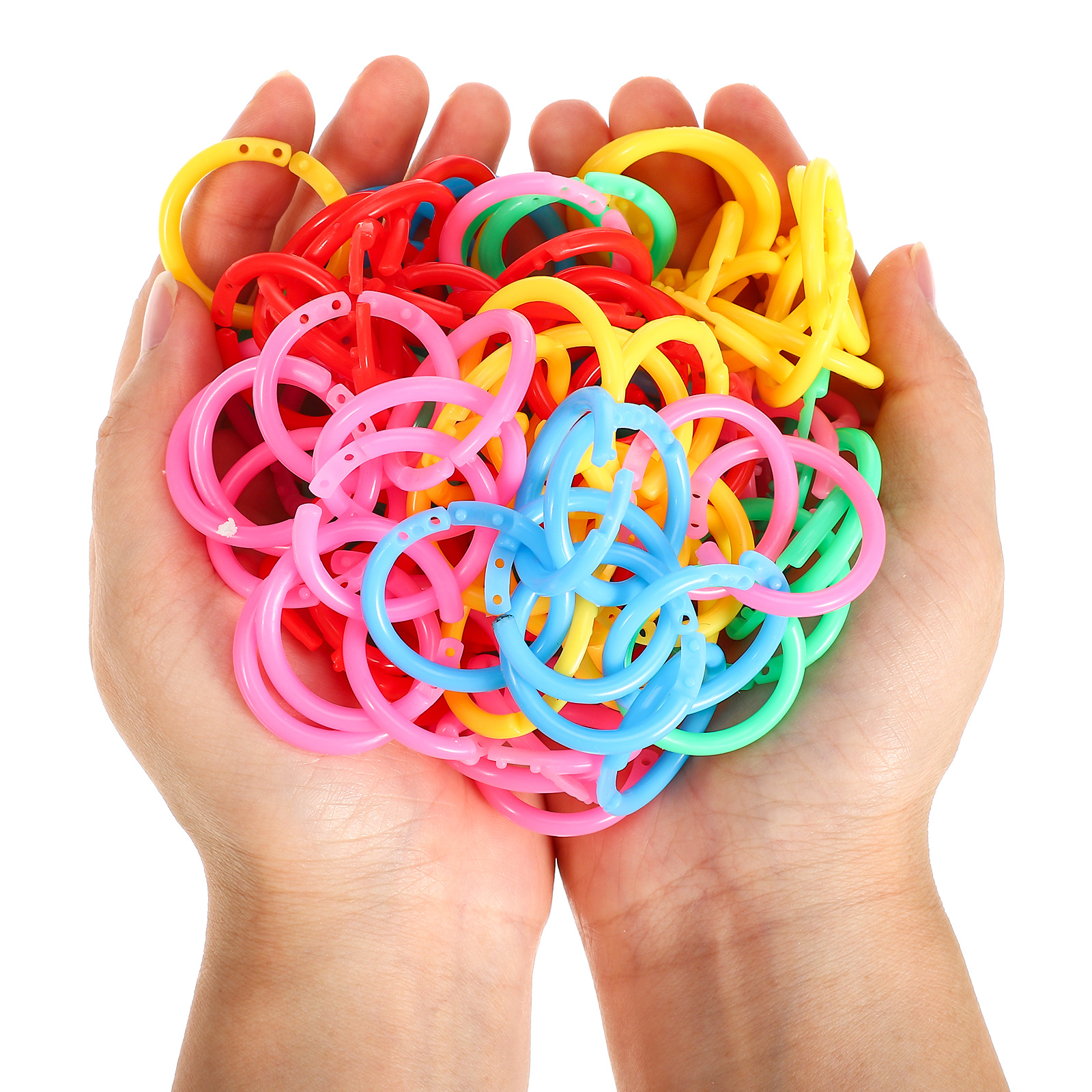 120Pcs Binding Rings Plastic B - Board Game Book avaliação e preço