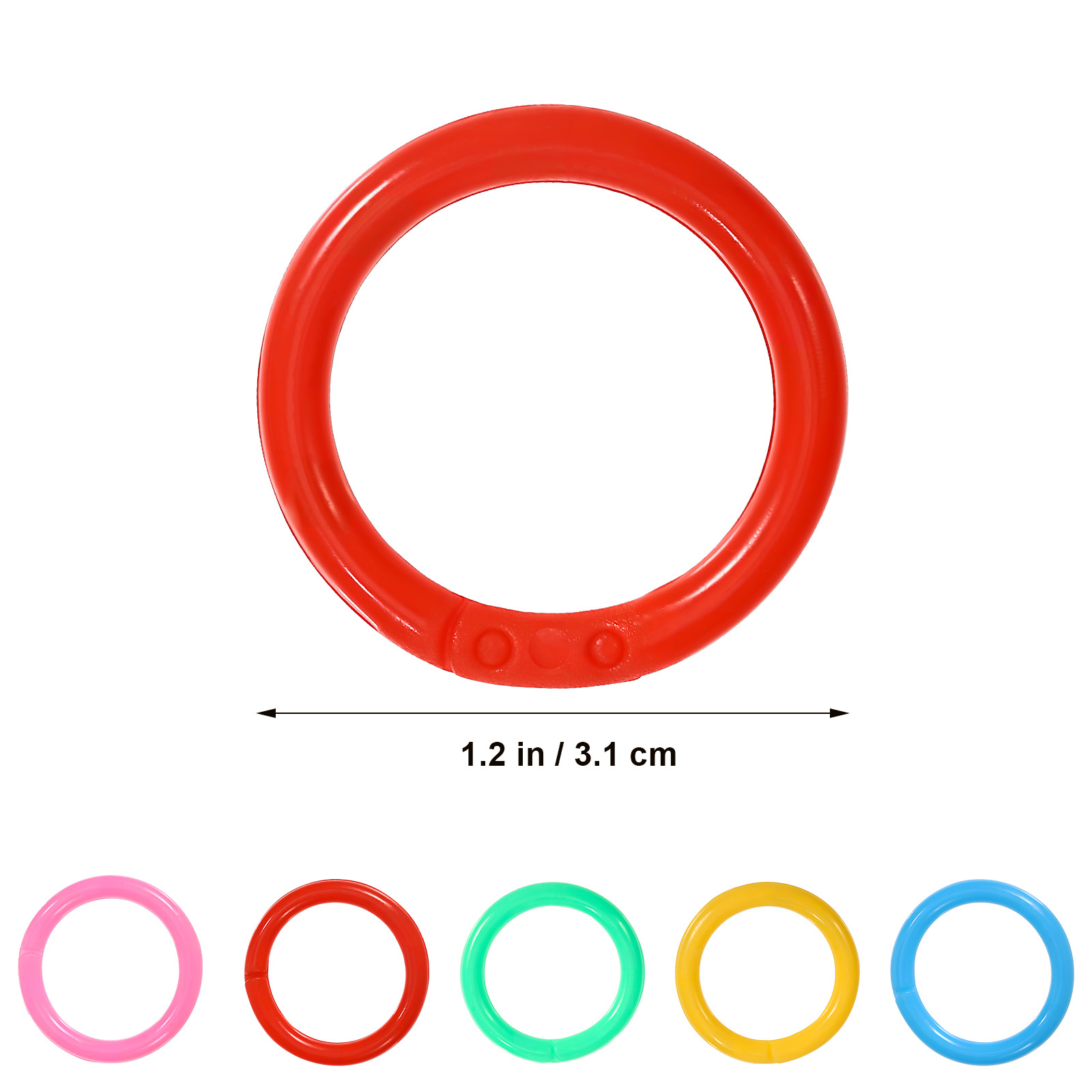 120Pcs Binding Rings Plastic B - Board Game Book avaliação e preço
