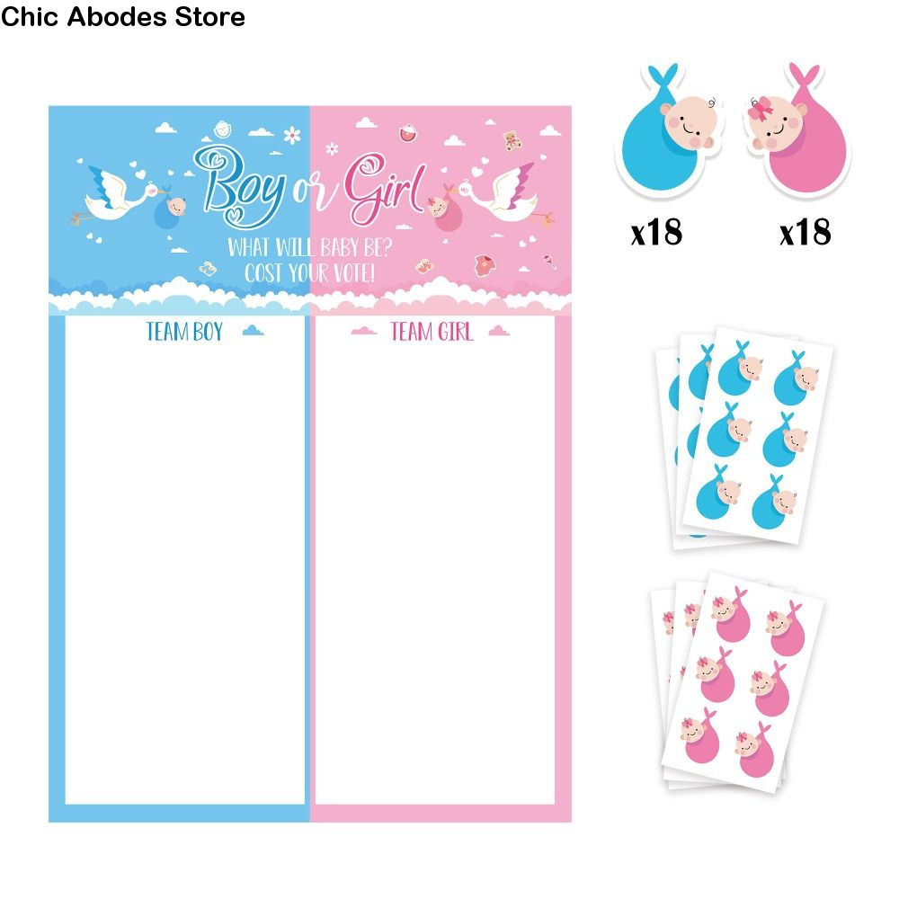 With Stickers Gender Revealed  - Board Game Or Boardgame avaliação e preço