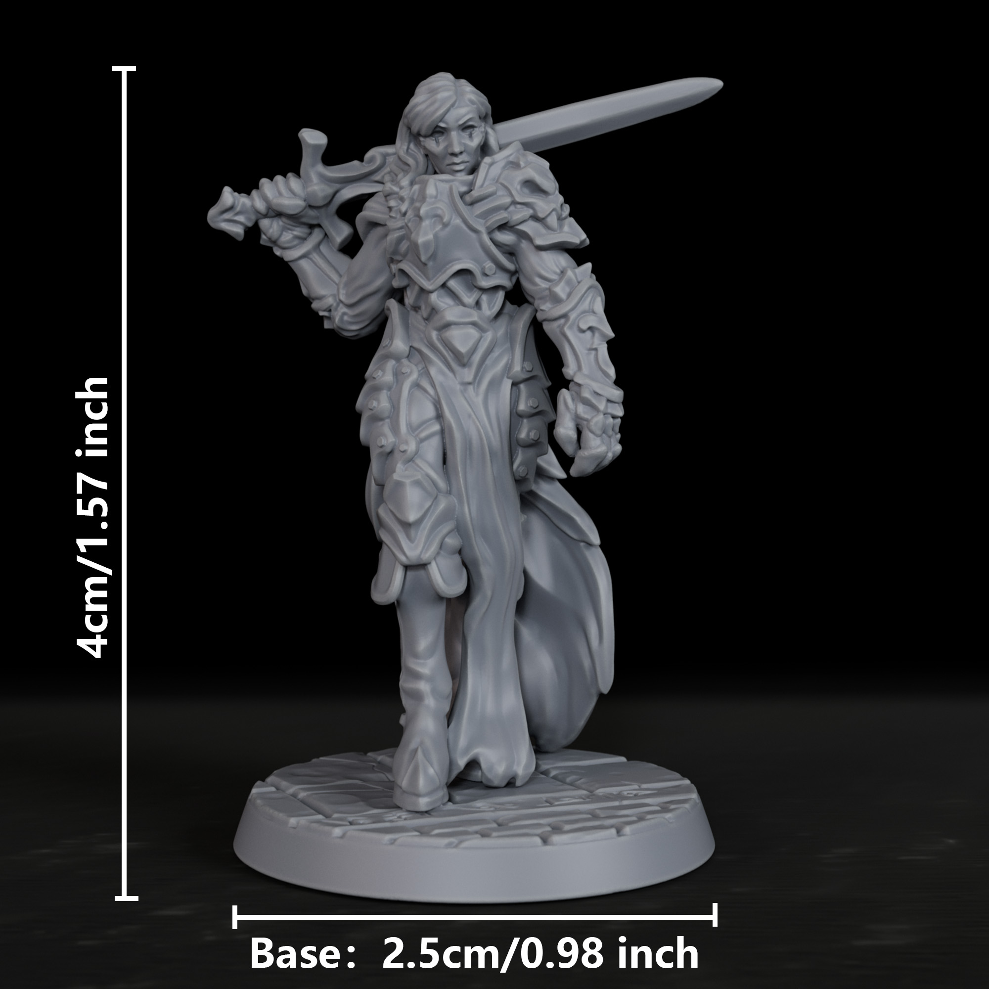 RPG Anti-Paladin Miniature - X - Board Game Villainous avaliação e preço