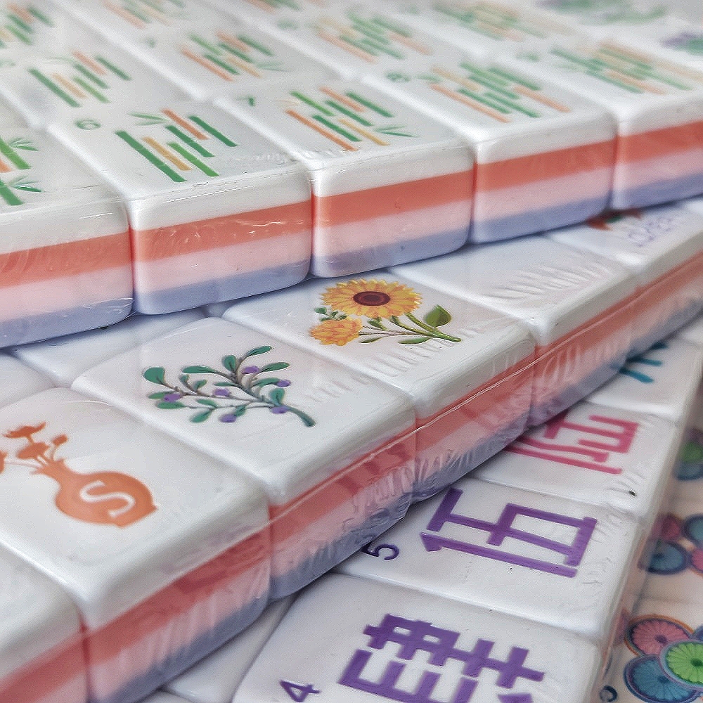 Custom Taro Purple Engraved Am - Board Game Mahjong avaliação e preço