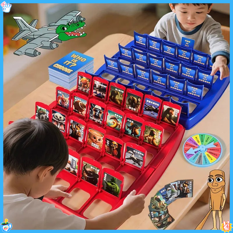 Guess Who I Am Game Italian Br - Board Game Guess Who avaliação e preço
