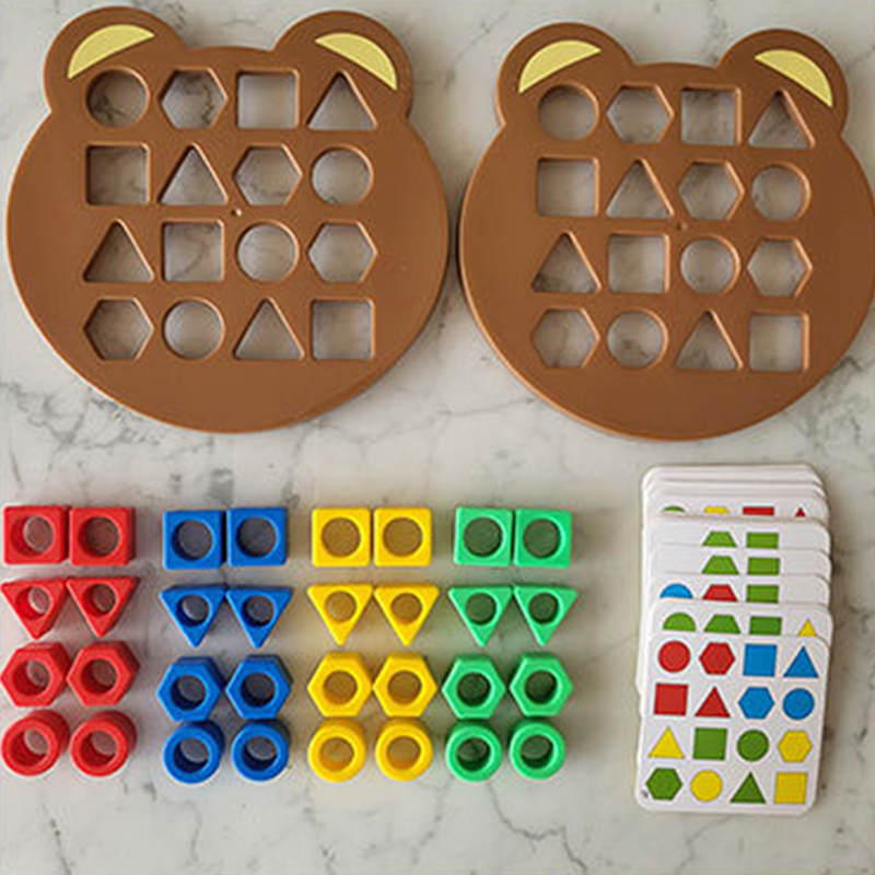 Hot 1Pc Children Puzzles Geome - Board Game Quick avaliação e preço