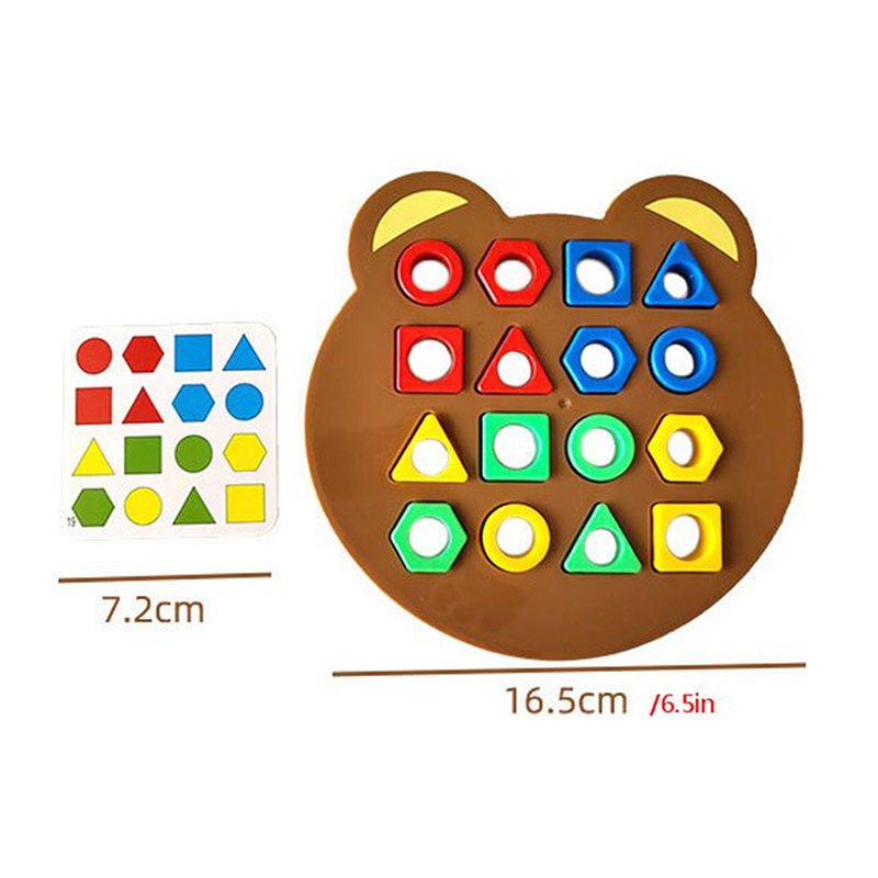 Hot 1Pc Children Puzzles Geome - Board Game Quick avaliação e preço
