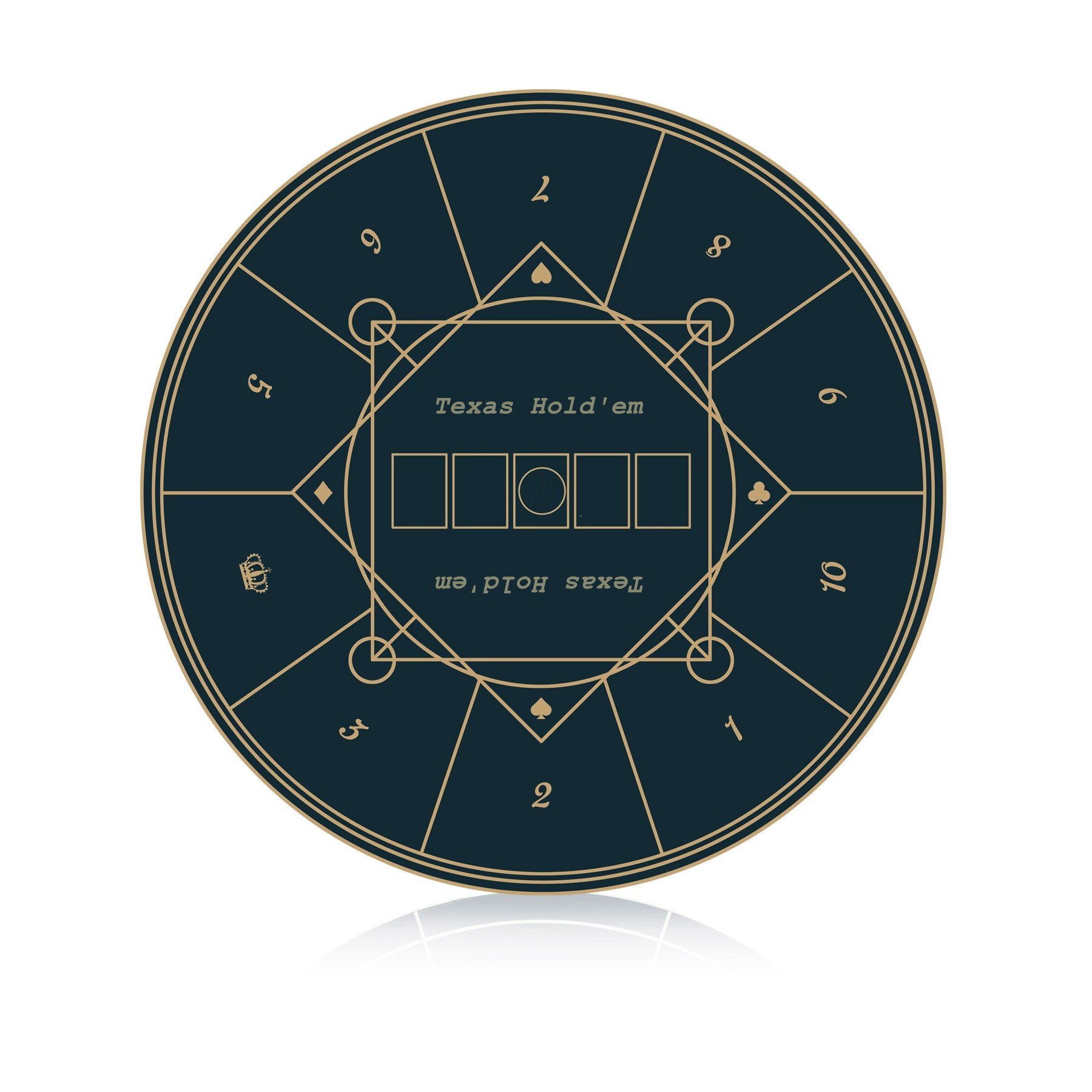 Multi-sizes Casino Texas Hold' - Board Game Mahjong avaliação e preço