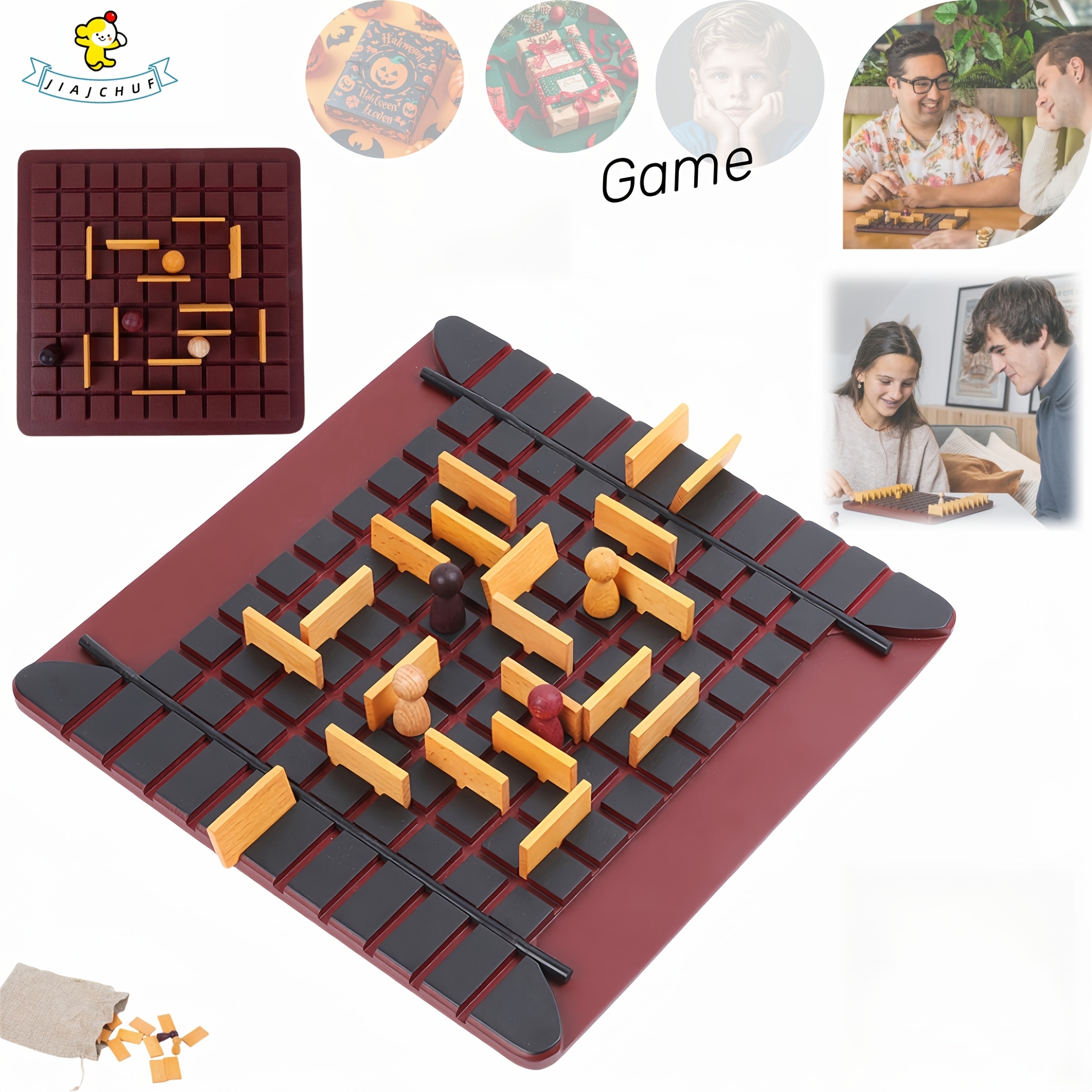 1pc Deluxe Edition Quoridor St - Board Game Quoridor avaliação e preço