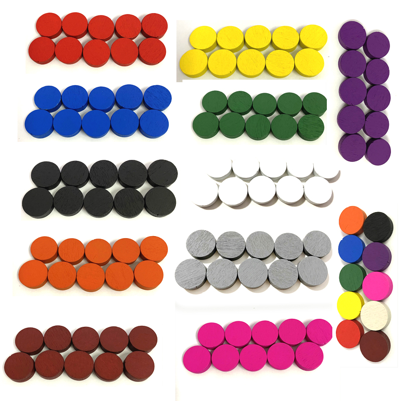 50pieces 15*5MM 11 Colors Wood - Board Game Quoridor avaliação e preço