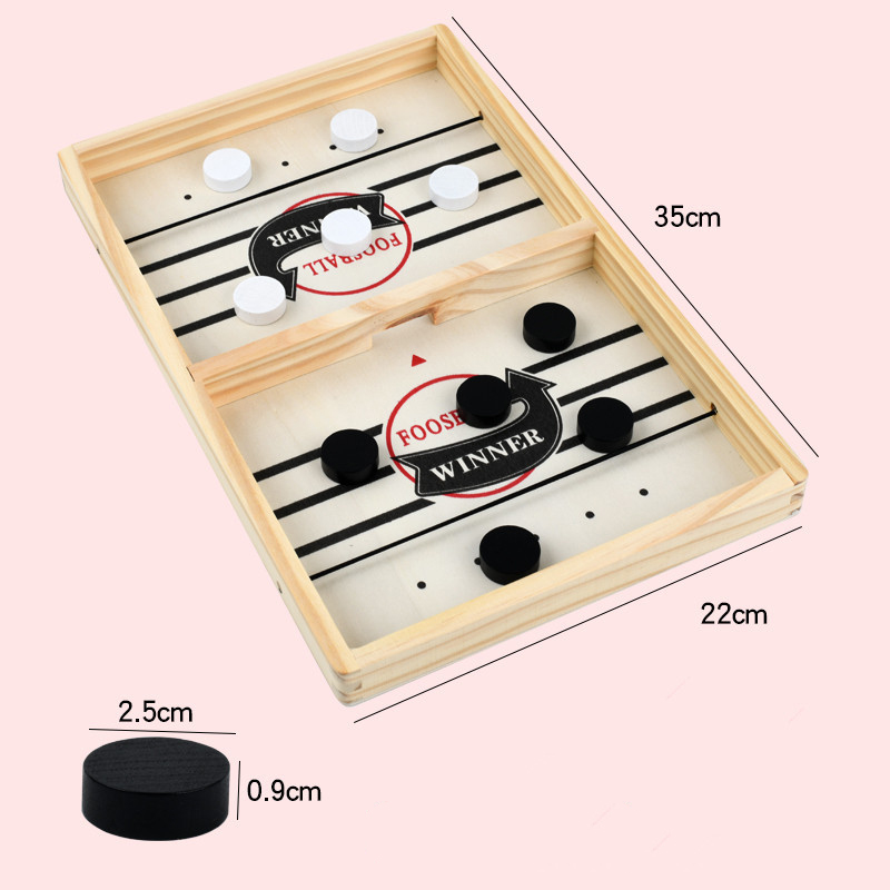 Table Hockey Paced Sling Puck  - Board Game Quick avaliação e preço