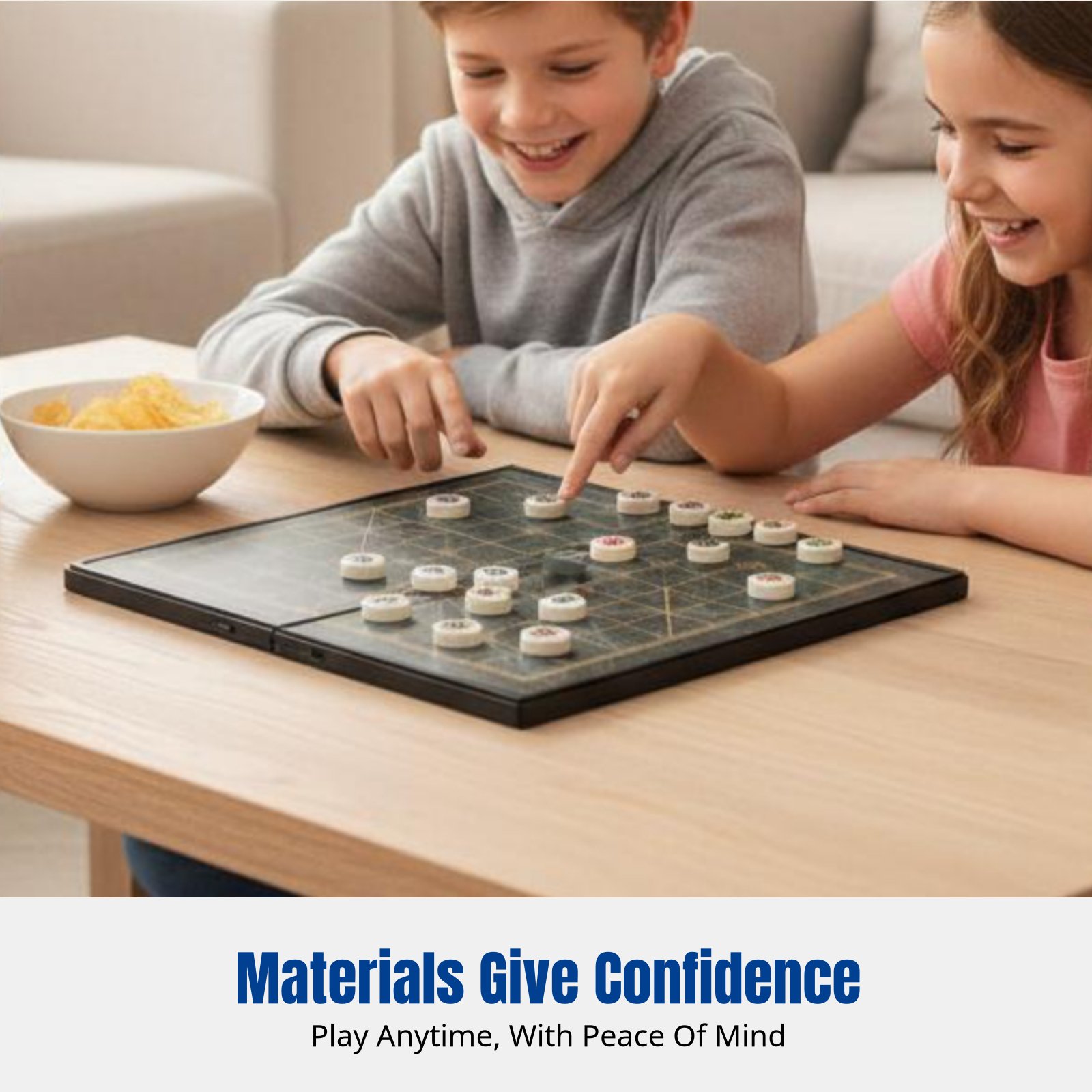 Foldable Chess Set, Multi-Game - Board Game For Kids avaliação e preço