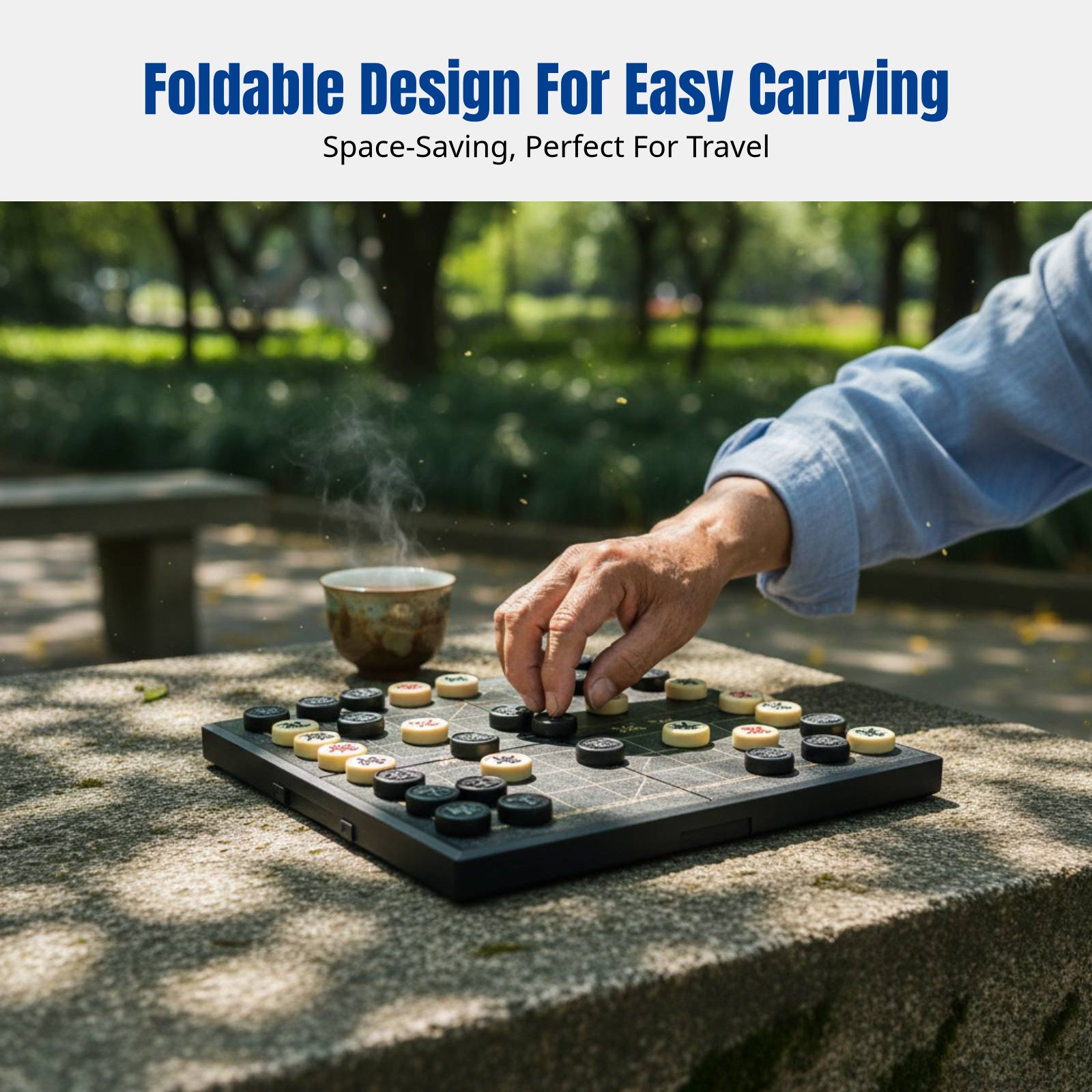 Foldable Chess Set, Multi-Game - Board Game For Kids avaliação e preço