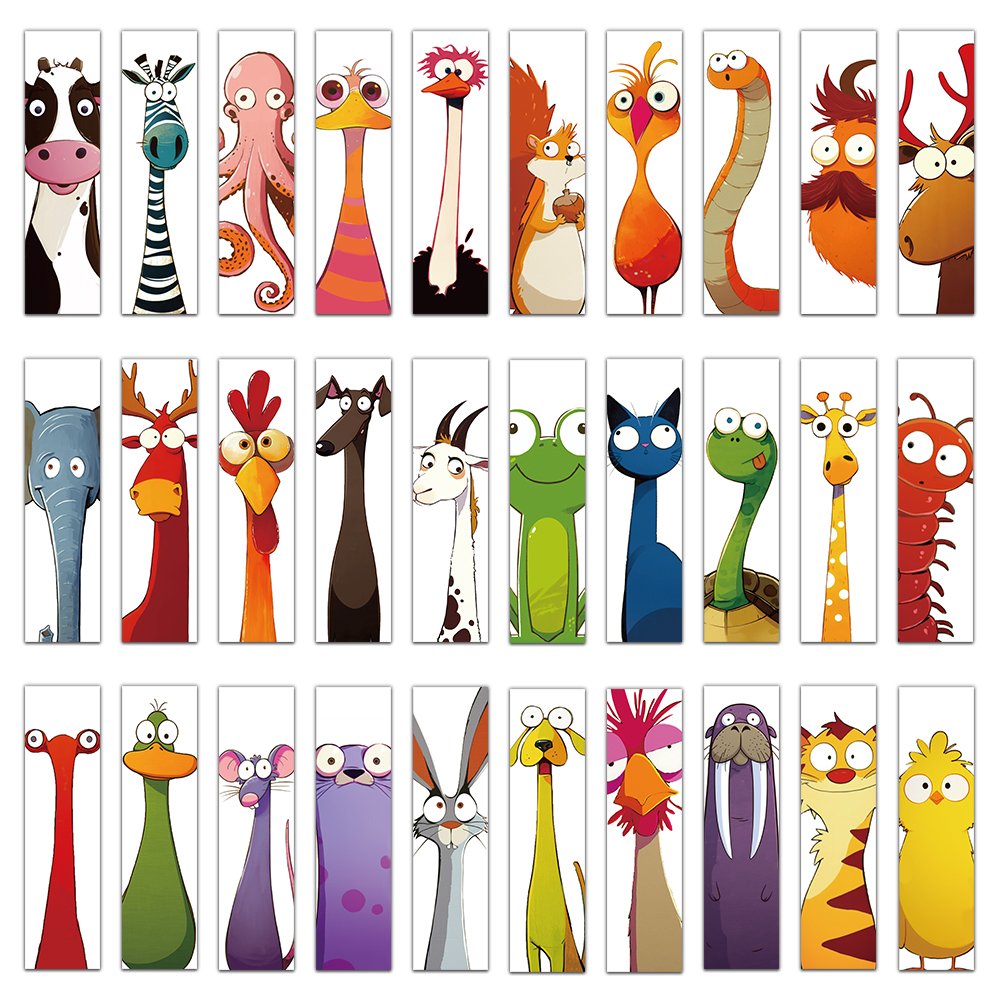 30PCS Animal Funny Bookmarks R - Board Game Book avaliação e preço