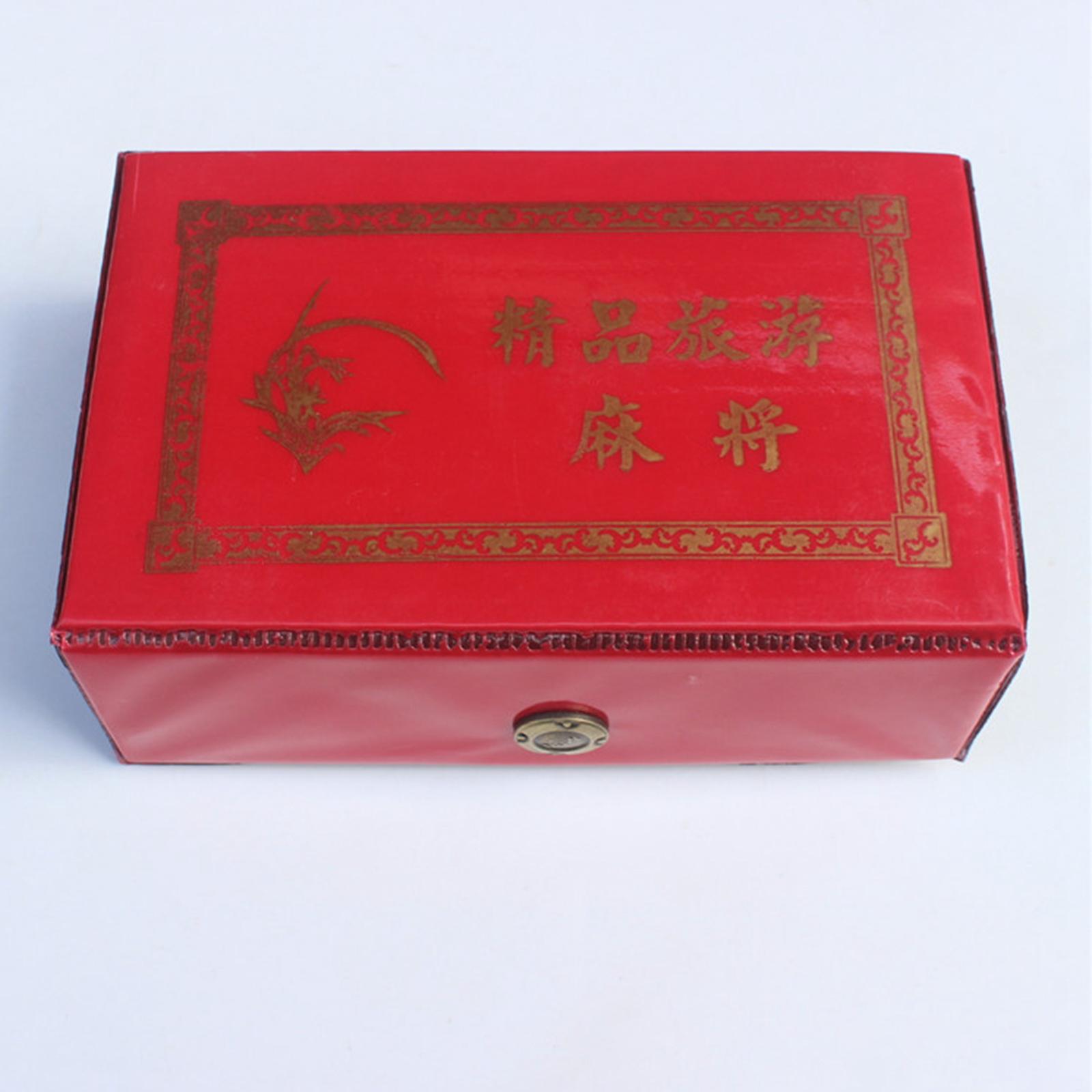144 Numbered Melamine Mahjong  - Board Game Mahjong avaliação e preço