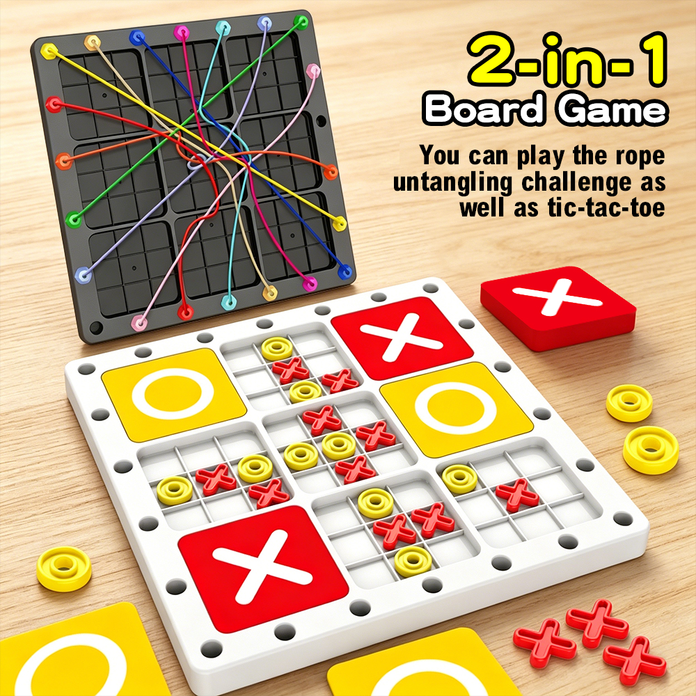 Children 2-in-1 Rope Untanglin - Board Game For Kids avaliação e preço