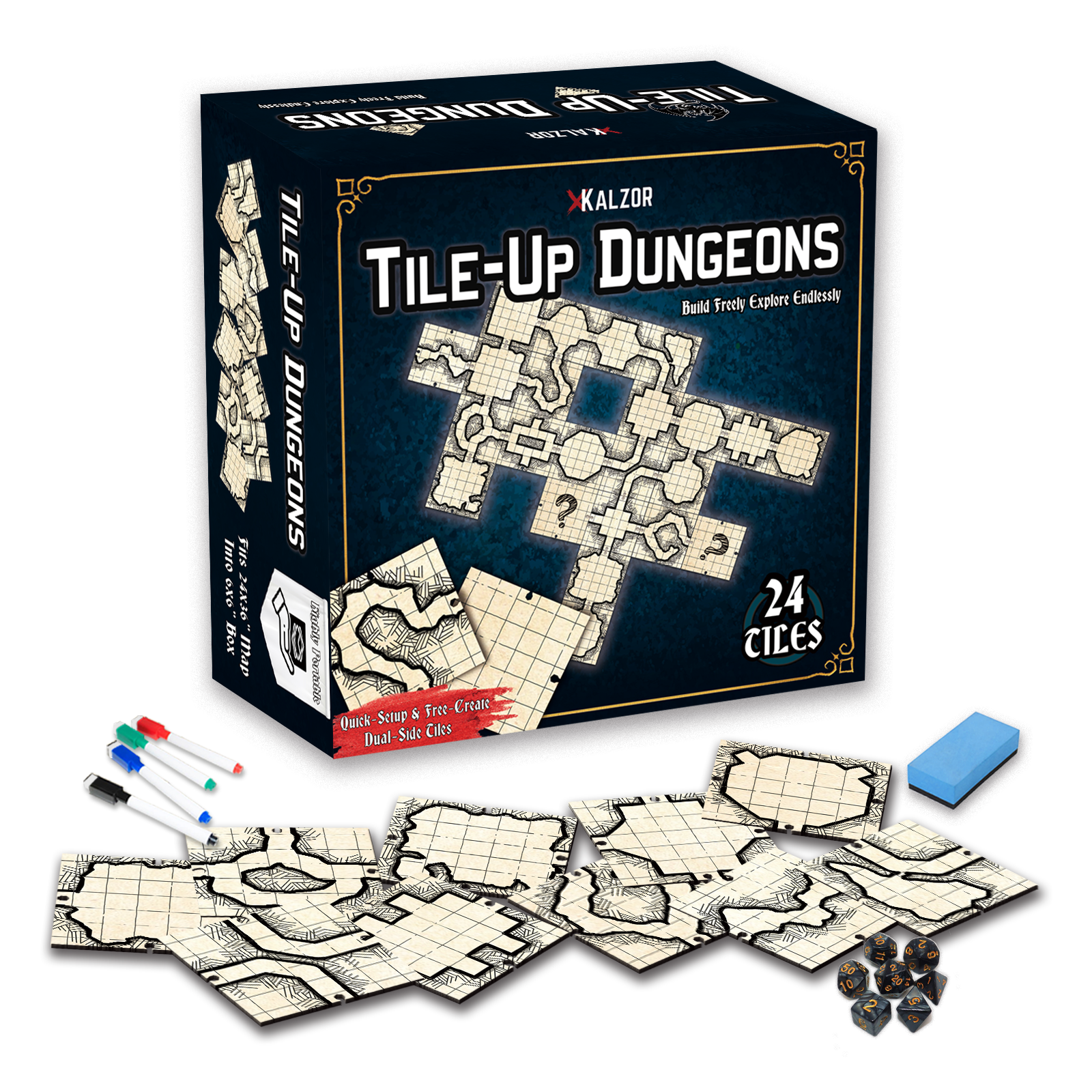 Tile Up Dungeons | Unique Desi - Board Game Design avaliação e preço