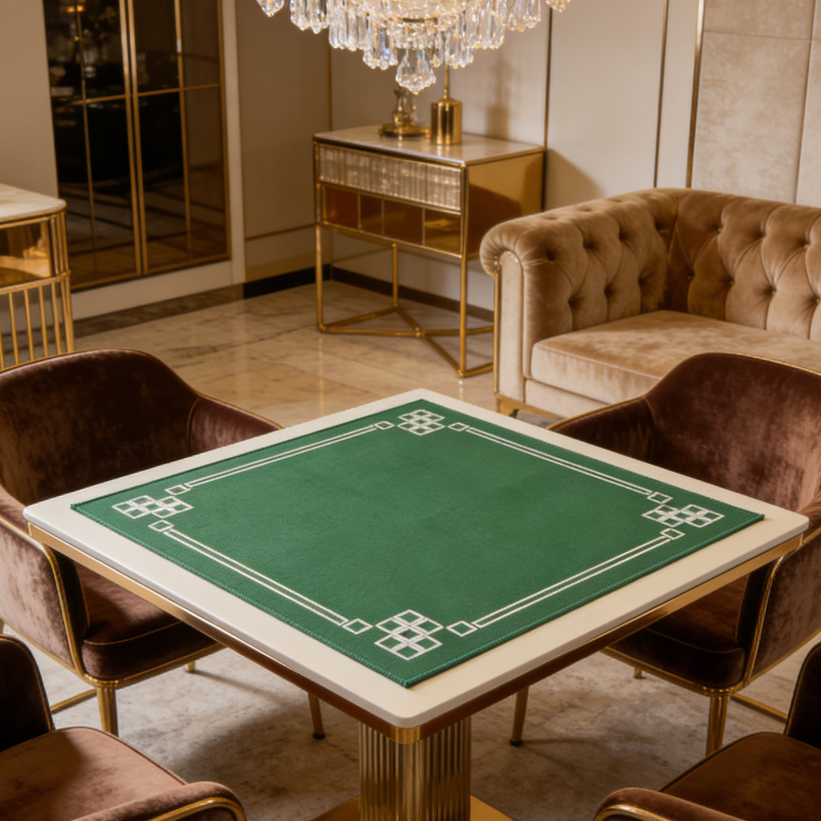 Anti Slip Mahjong Mat 70Cm/27. - Board Game Mahjong avaliação e preço