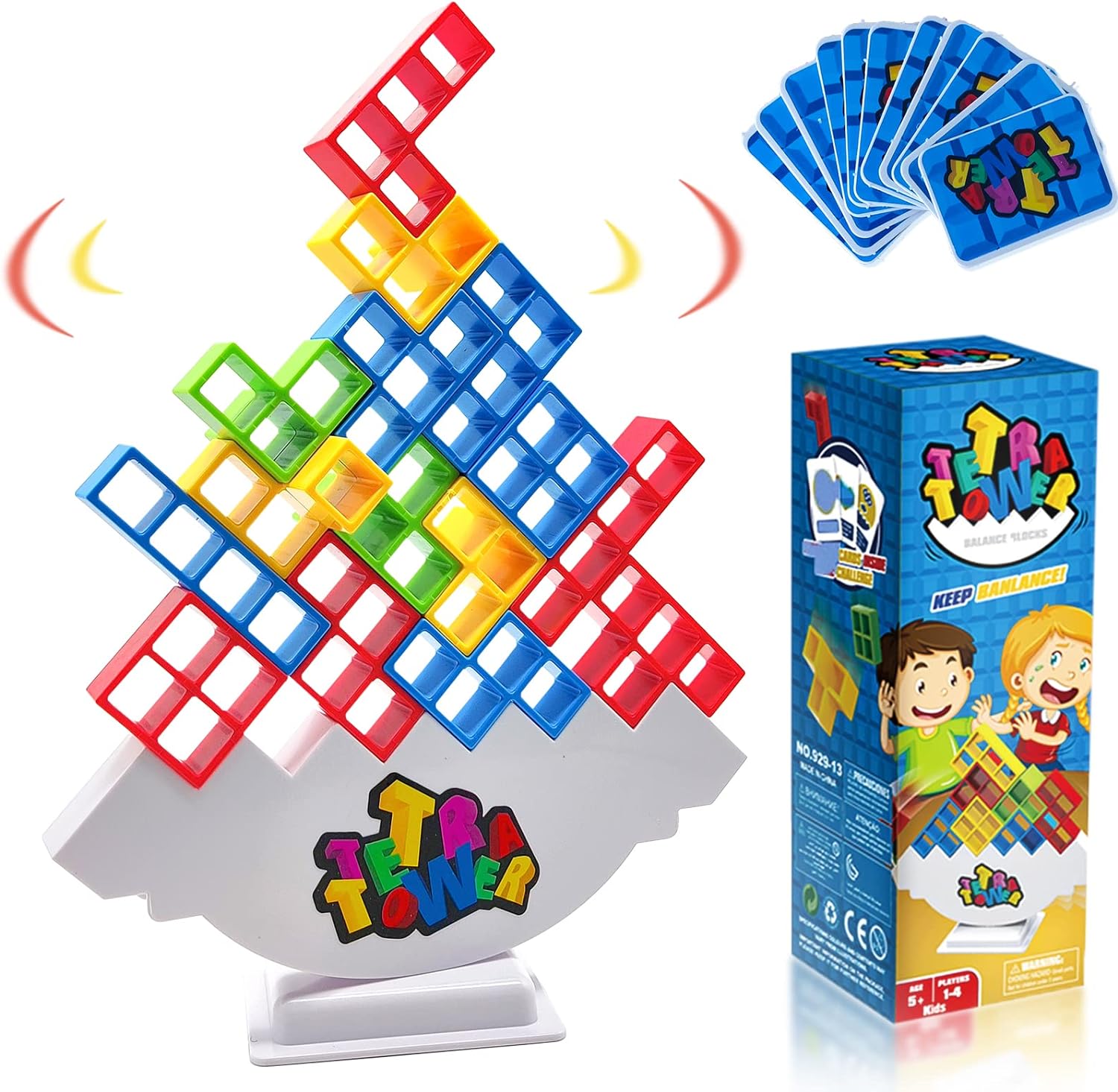 New 3D Tetris Tower Balancing  - Board Game Saboteur avaliação e preço