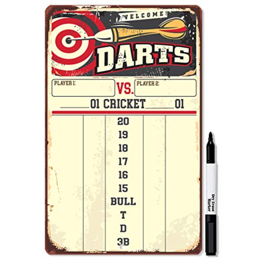 Dart Scoreboard Dry Erase for  - Board Game Or Boardgame avaliação e preço