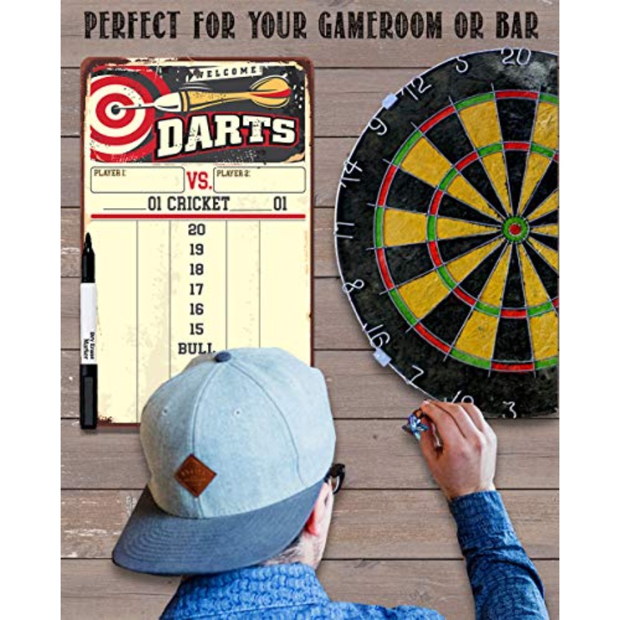 Dart Scoreboard Dry Erase for  - Board Game Or Boardgame avaliação e preço