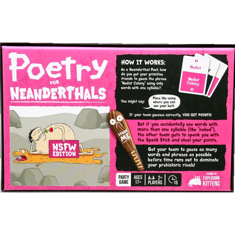 NSFW Edition Poetry for Neande - Board Game Or Boardgame avaliação e preço