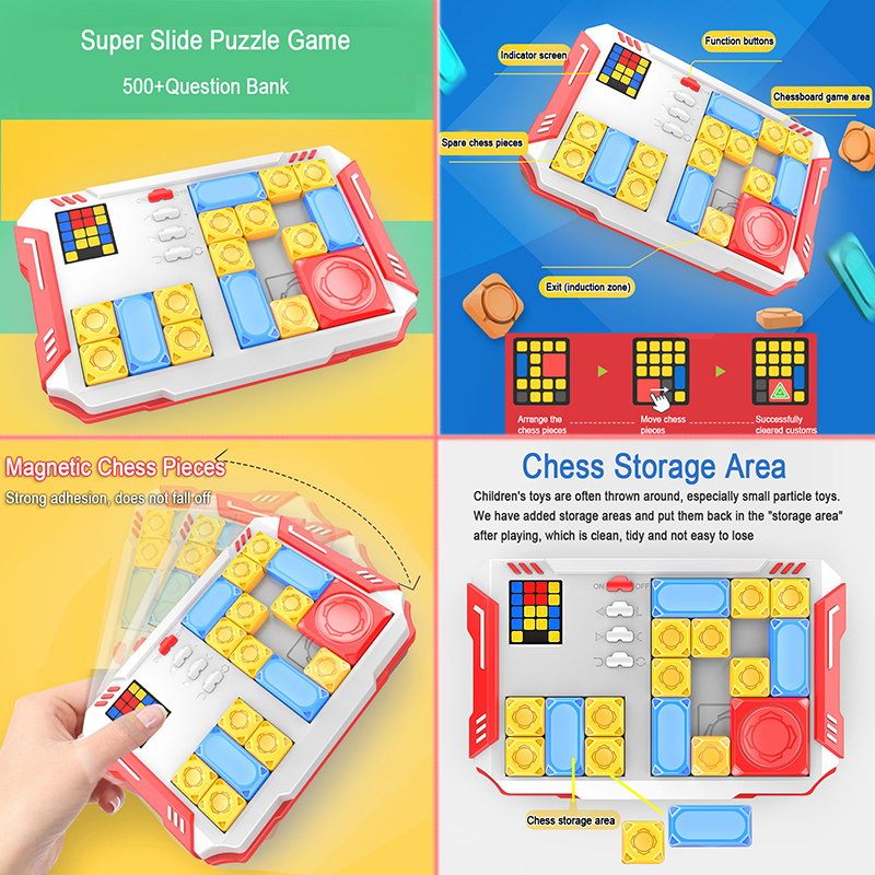 Smart Super Slide Puzzle Games - Board Game For Kids avaliação e preço