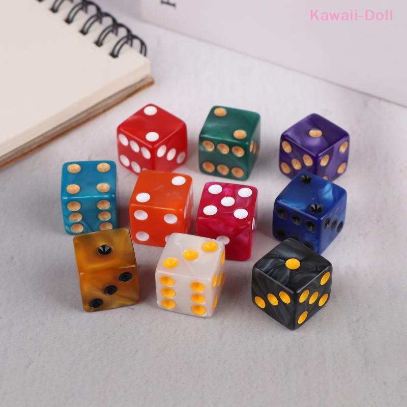 [DO]6-Sided Game Dice 16mm Acr - Board Game Or Boardgame avaliação e preço