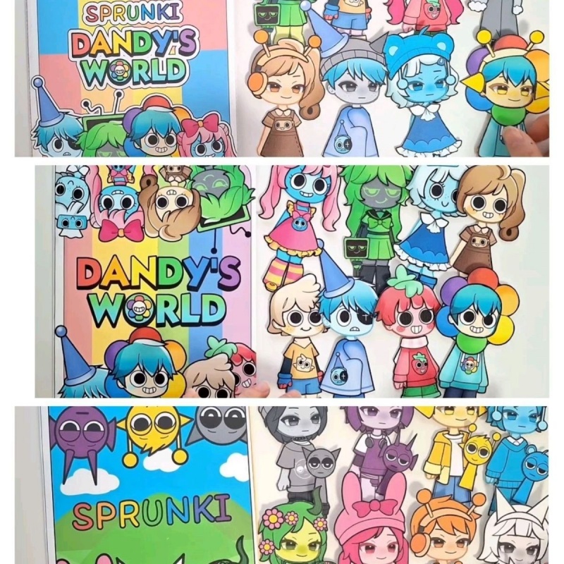 No Cutting Rhythm Box Sprunki  - Board Game Book avaliação e preço