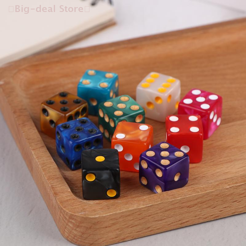 【M】6-Sided Game Dice 16mm Acry - Board Game Or Boardgame avaliação e preço