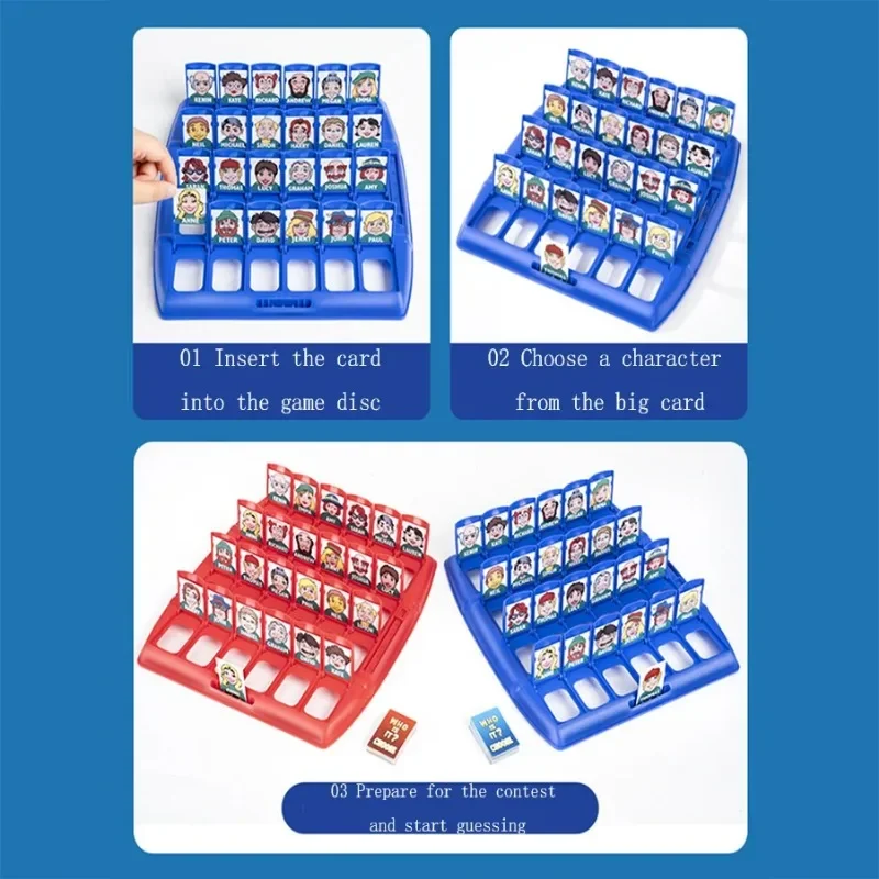 Children Logical Thinking Trai - Board Game Guess Who avaliação e preço