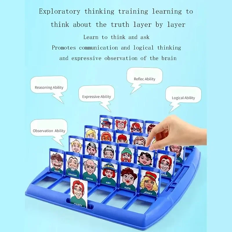 Children Logical Thinking Trai - Board Game Guess Who avaliação e preço