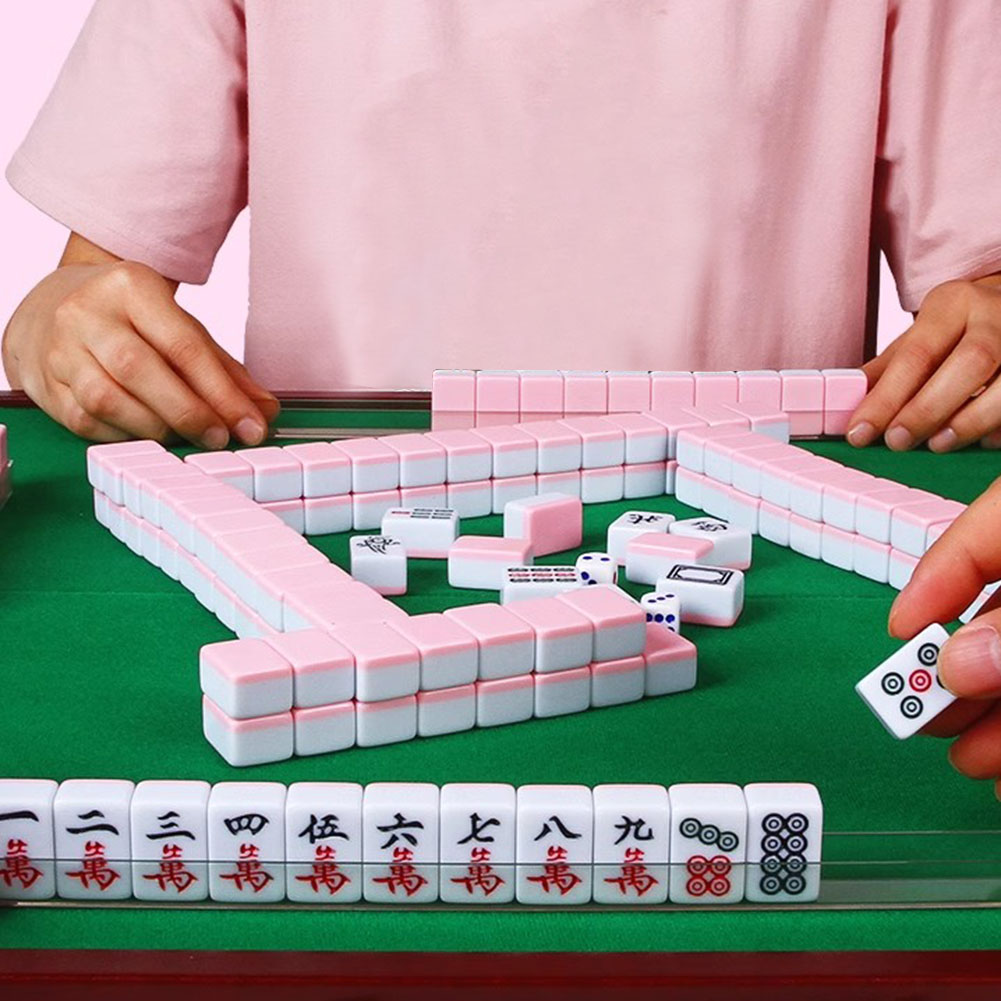 Portable Travel Mini Mahjong S - Board Game Mahjong avaliação e preço