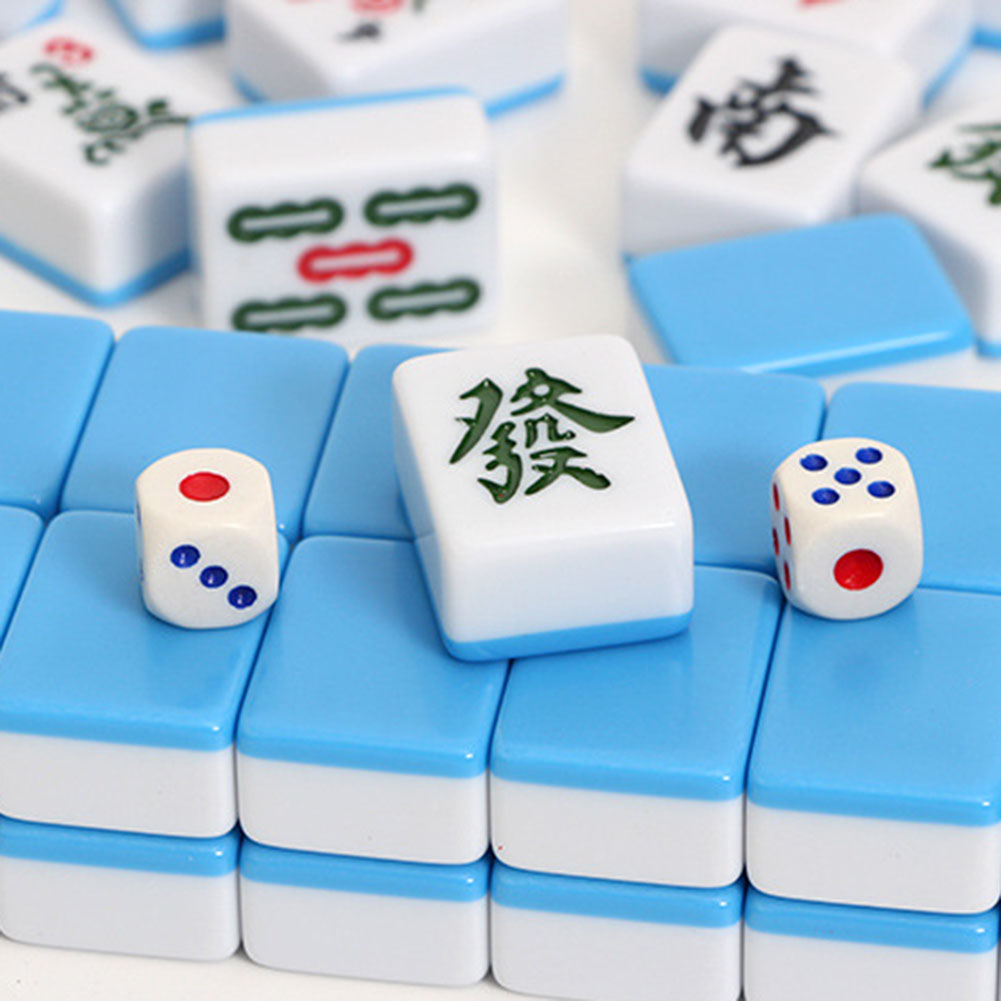 Portable Travel Mini Mahjong S - Board Game Mahjong avaliação e preço