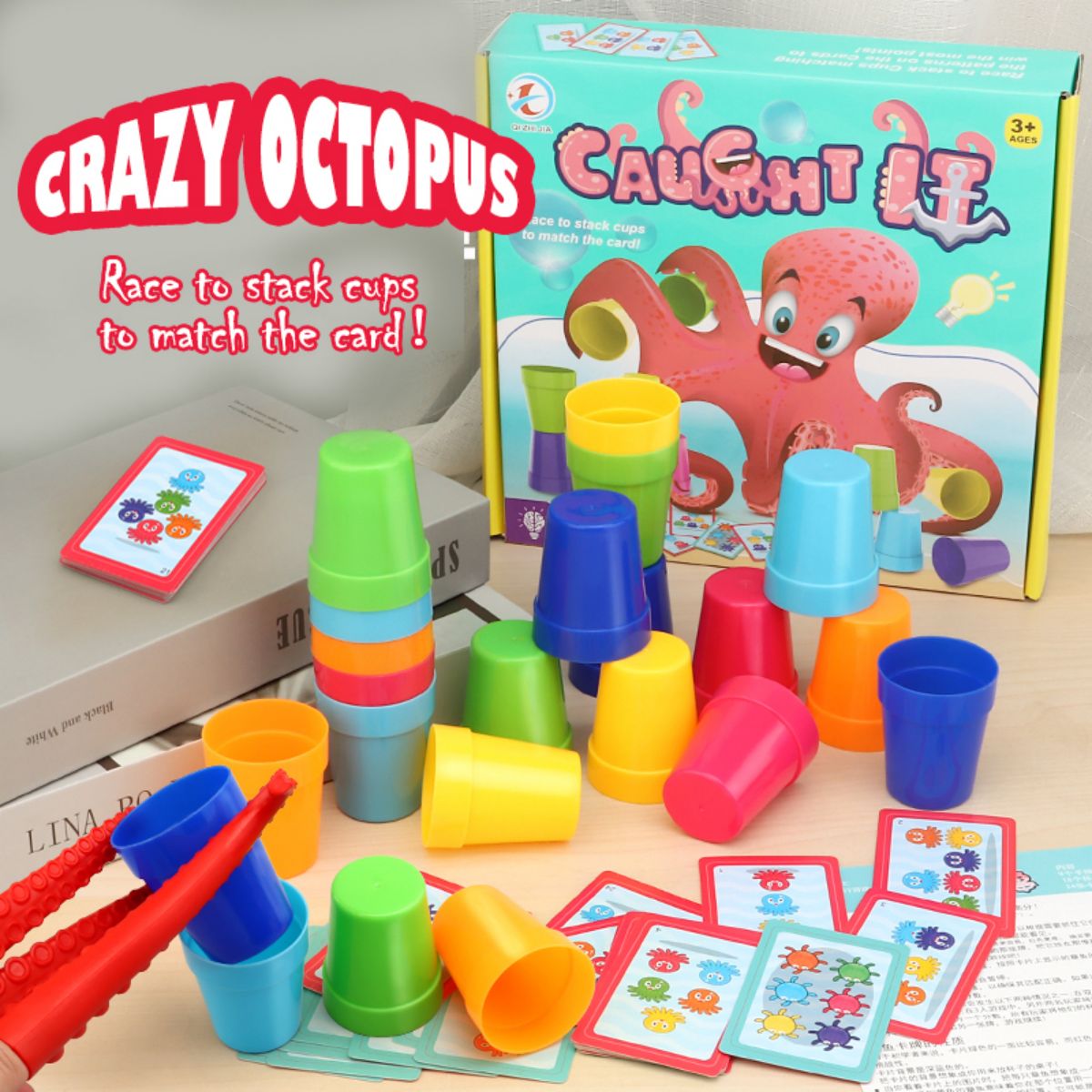Crazy Octopus Parent-Child Int - Board Game Quick avaliação e preço
