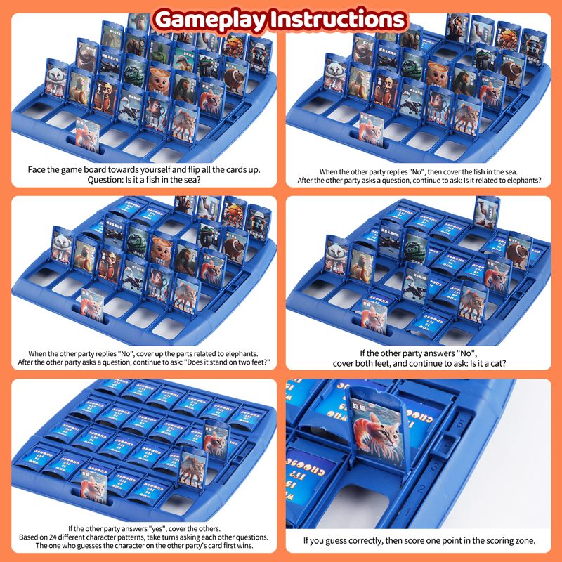Guess Who I Am Italian Brainro - Board Game Guess Who avaliação e preço