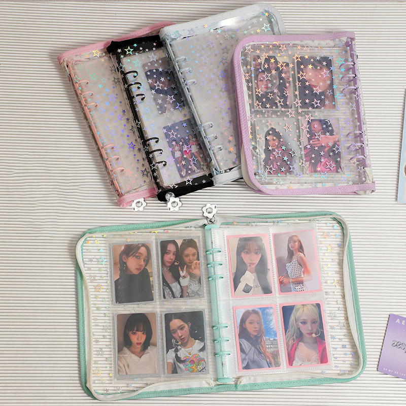 A5 Star Zipper Binder Photocar - Board Game Book avaliação e preço