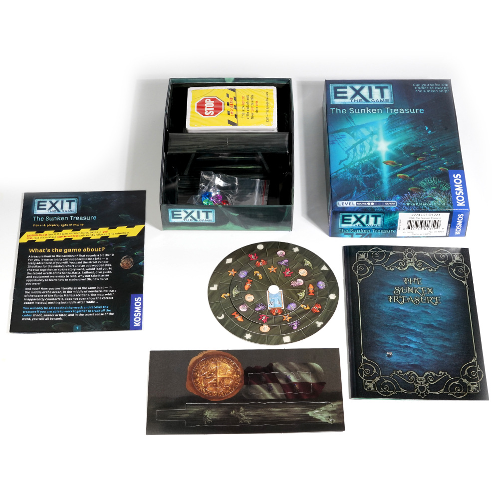 EXIT: The Sunken Treasure - Un - Board Game Saboteur avaliação e preço