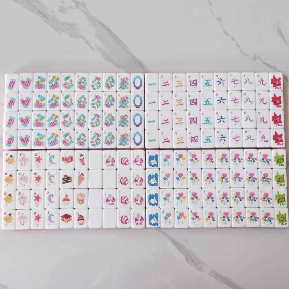 OMHJGO Rose Red American Mahjo - Board Game Mahjong avaliação e preço