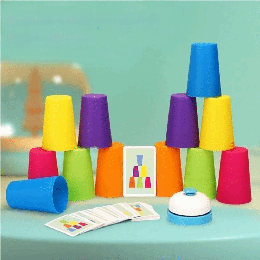 Color Learning Stacking Cup Ga - Board Game Quick avaliação e preço