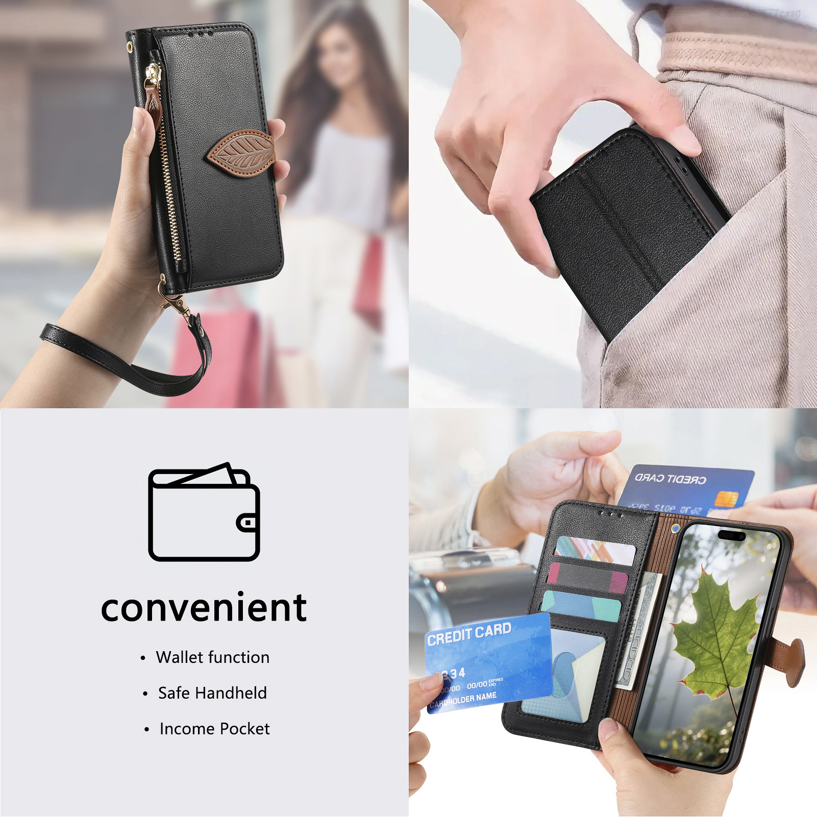 Business PU Leather Phone Case - Board Game Book avaliação e preço