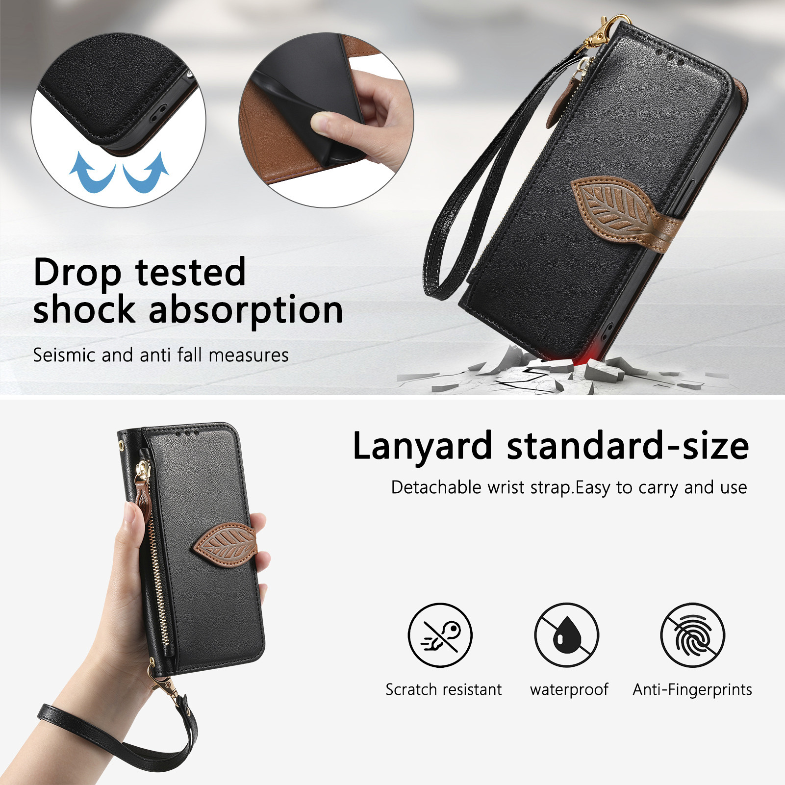 Business PU Leather Phone Case - Board Game Book avaliação e preço